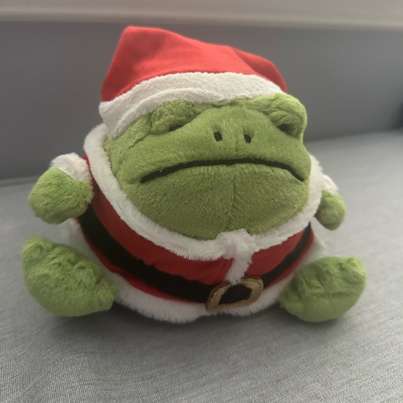 Jellycat | Toys | Jellycat Santa Ricky Rain Frog | Poshmark